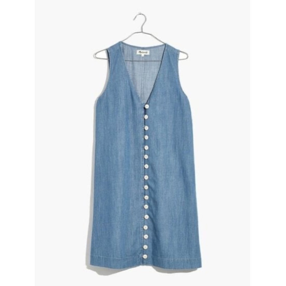 Madewell Denim Dress Button Down Front